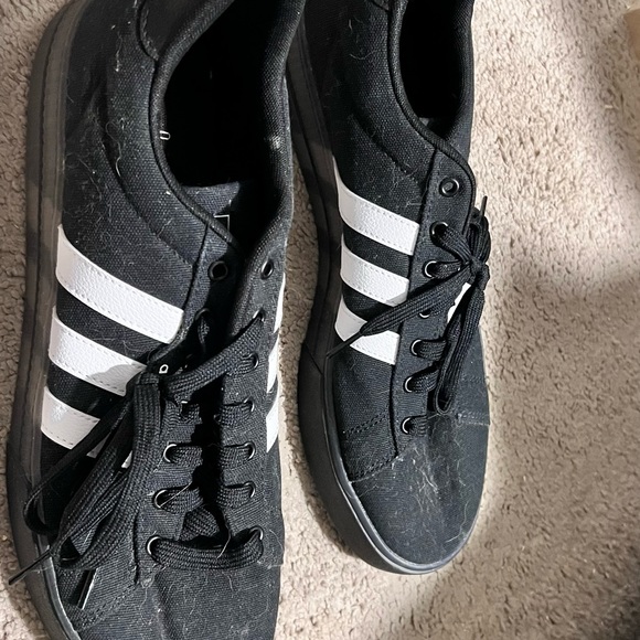 Adidas Skate Shoe 3.0 Size 13 Black & White - Picture 3 of 4